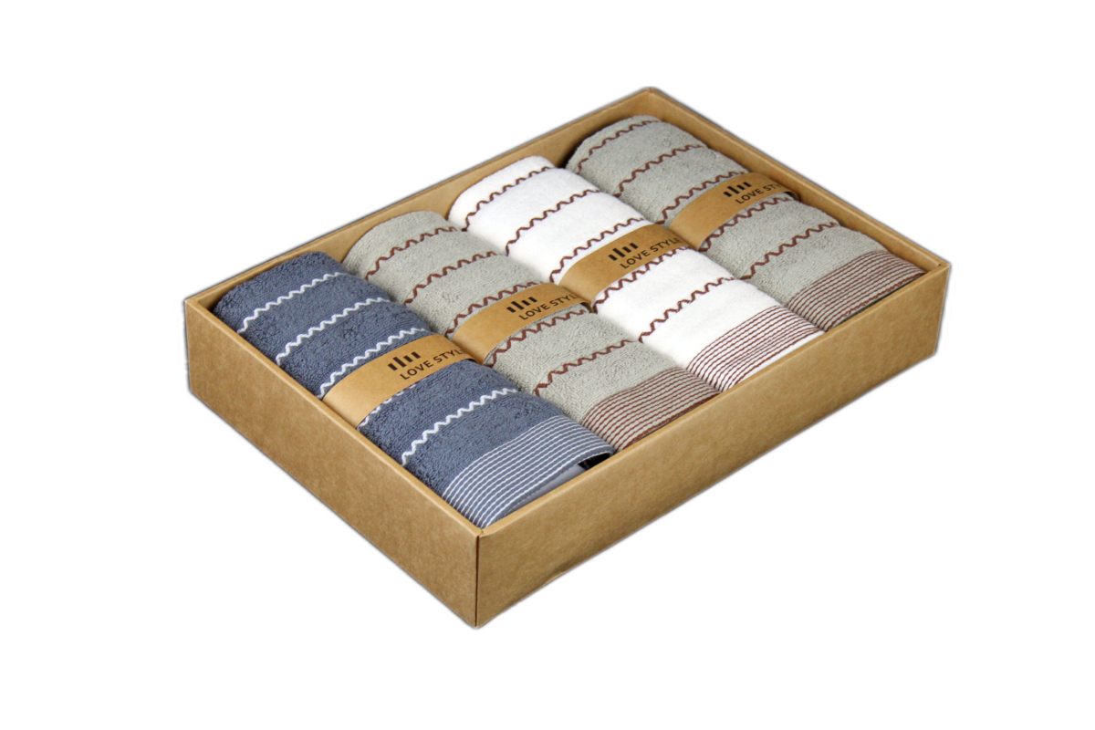 LOVE STYLE Gift set of towels in a box 35x70cm 4 pcs.